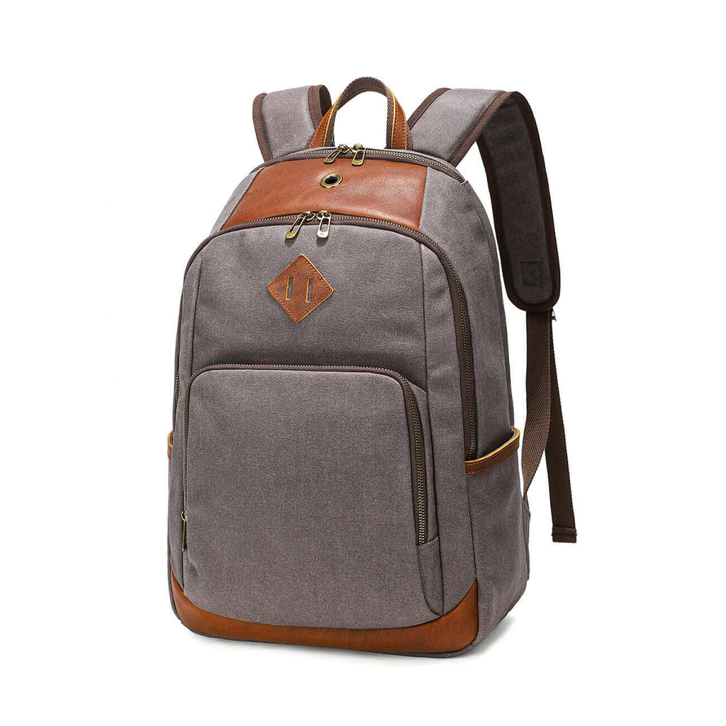 Premium Crafted Canvas Backpack - Fits 16" Laptops