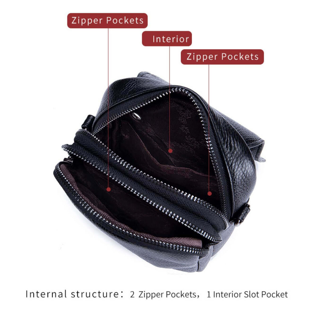 Women's Genuine Leather Shoulder Bag Vintage Crossbody Bag NZ