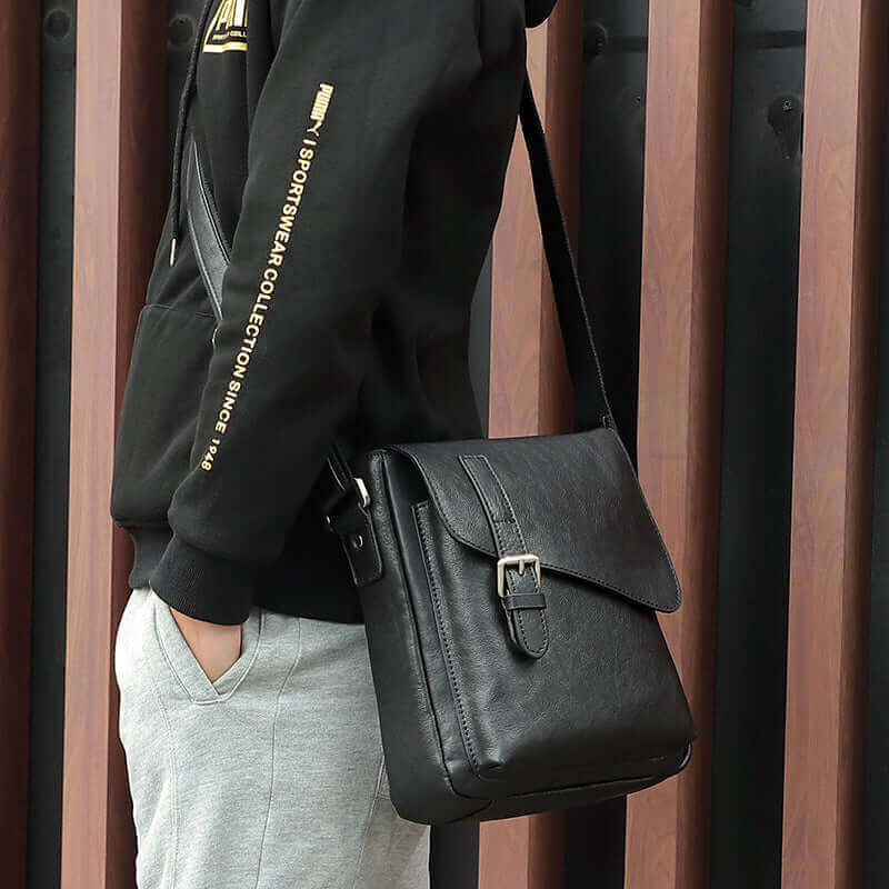 Genuine Leather Messenger Shoulder & Crossbody Bag