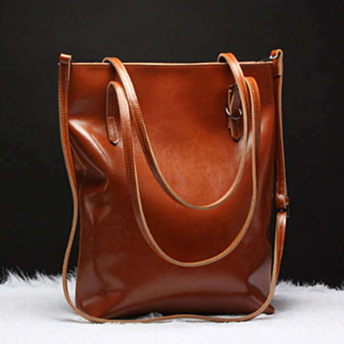 Women's Leather Tote Bag | Shoulder and Crossbody Bag