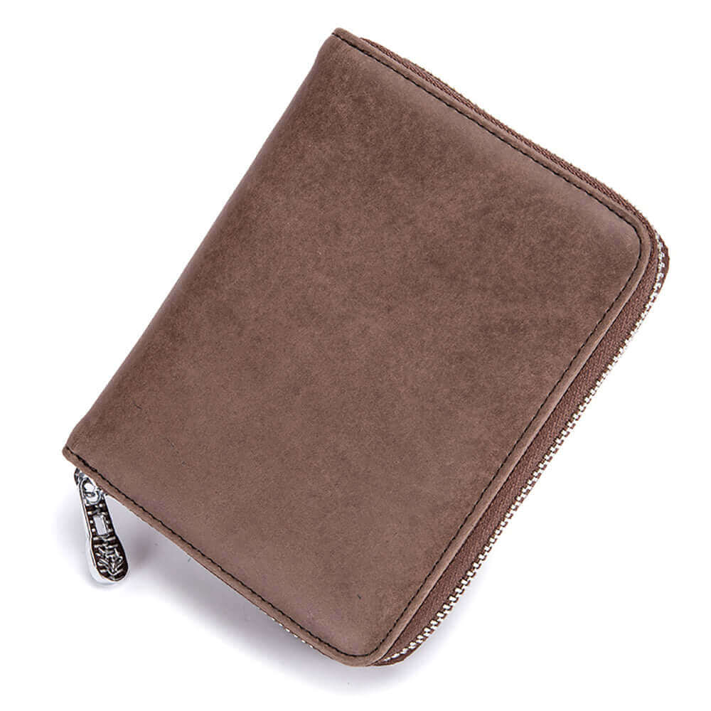 Secure Women's RFID Leather Card Holder Wallet