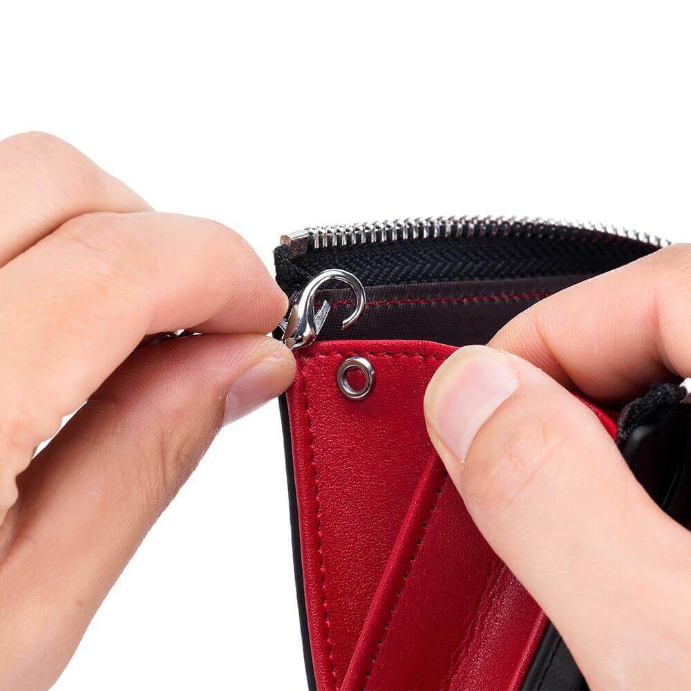 Leather Small RFID Credit Card Holder Key Coin Wallet NZ Men's Women's