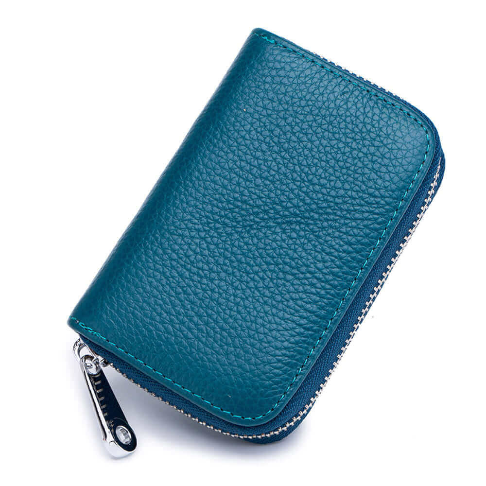 Classic RFID Leather Card Holder NZ for Men and Women