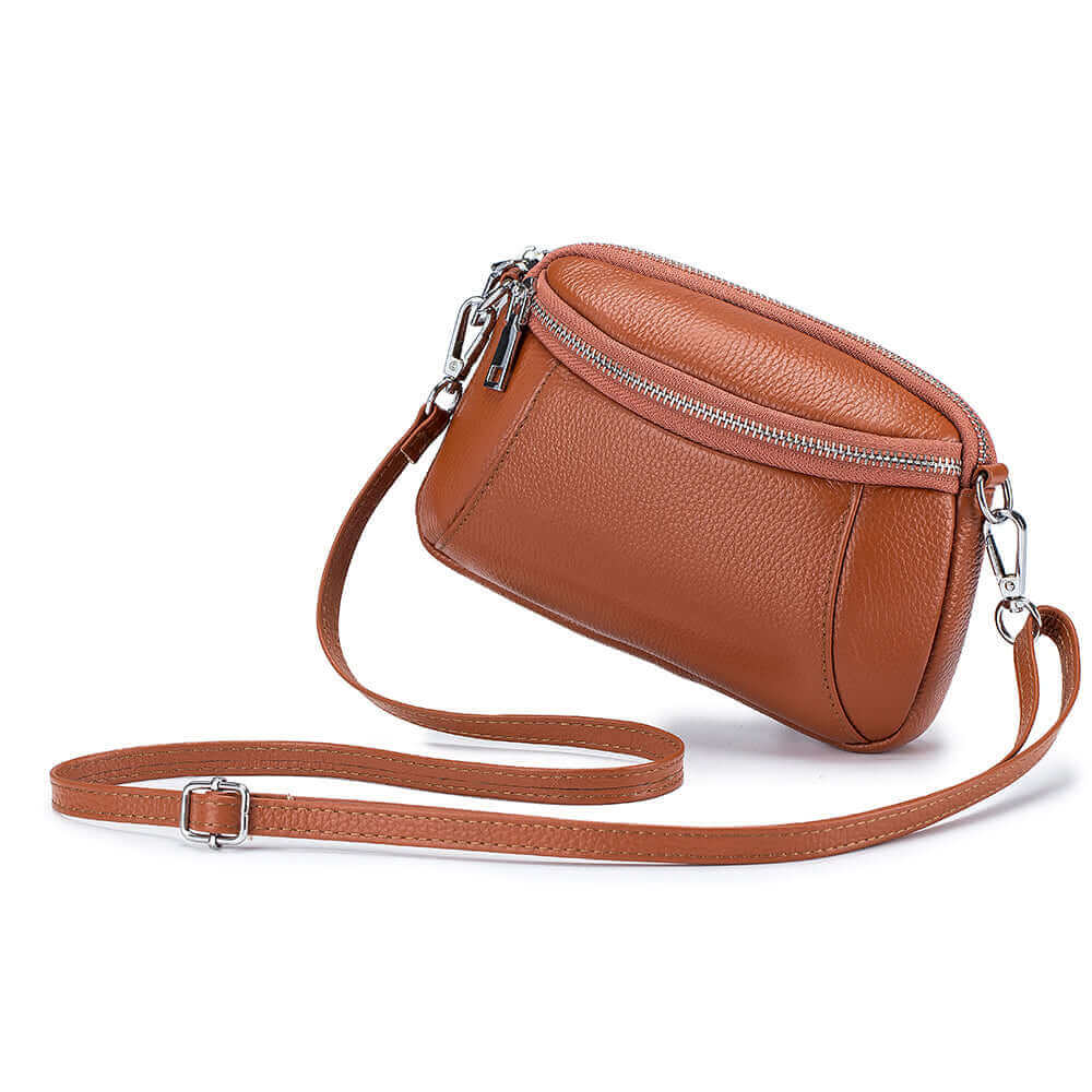 Genuine Leather Small Crossbody Bag for Women