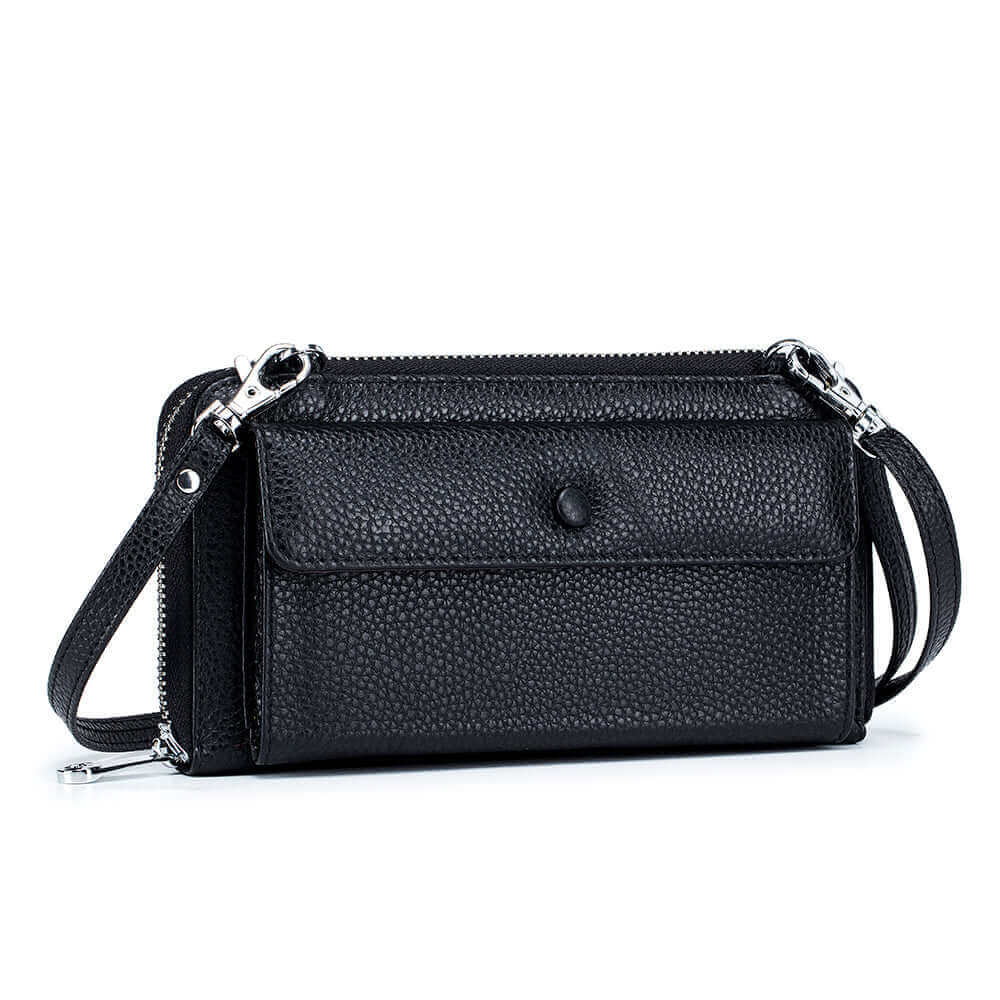 Leather Touch Screen Phone Wallet for Women | Crossbody Purse