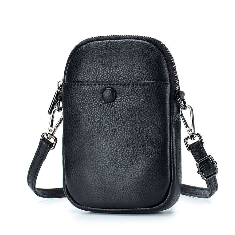 Women's Mini Leather Phone Crossbody Bag NZ | Side Bag
