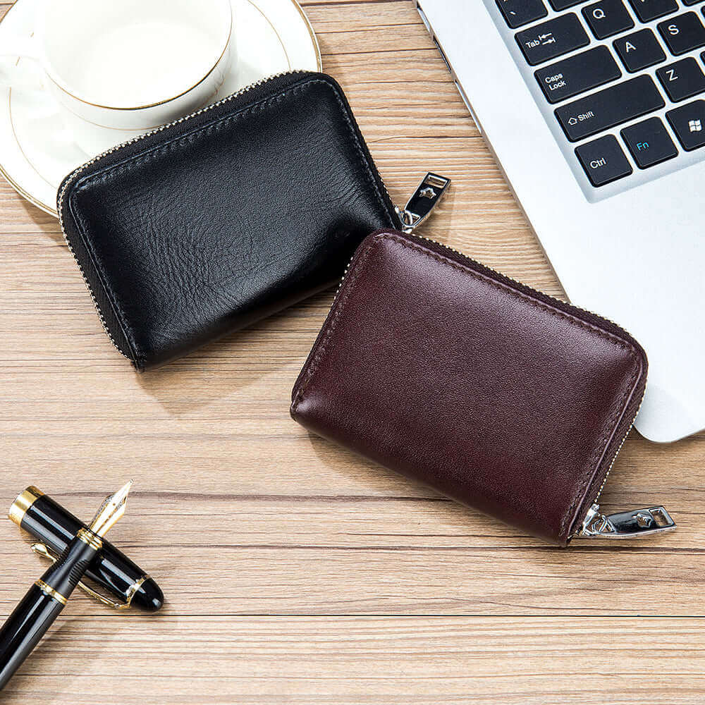 Men‘s RFID Leather Card and Coin Wallet