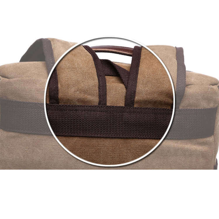 Vintage Canvas Backpack Laptop Bag Travel Bag Retro Satchel NZ Mens
