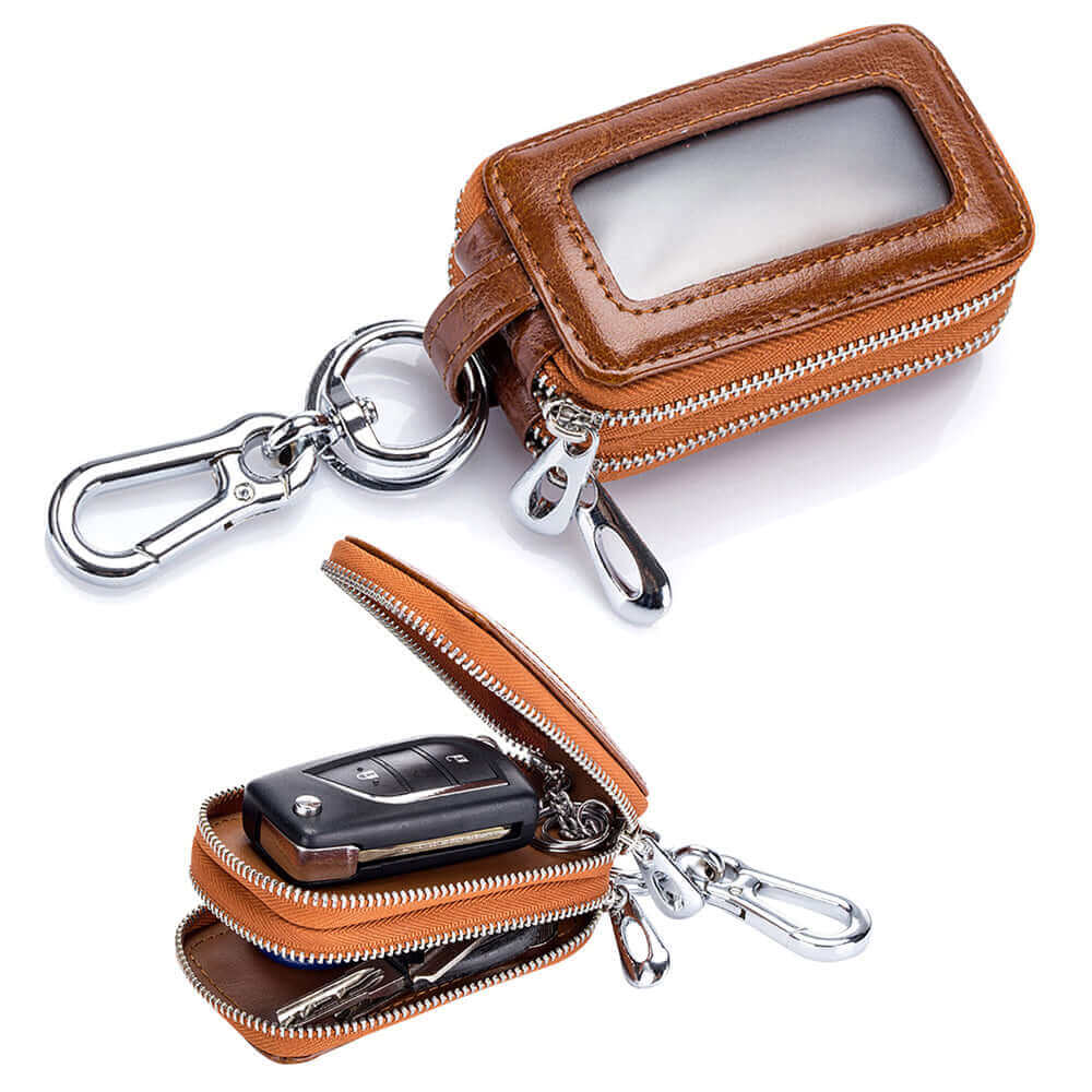 Leather Car Key Case Keychain NZ For Men and Women