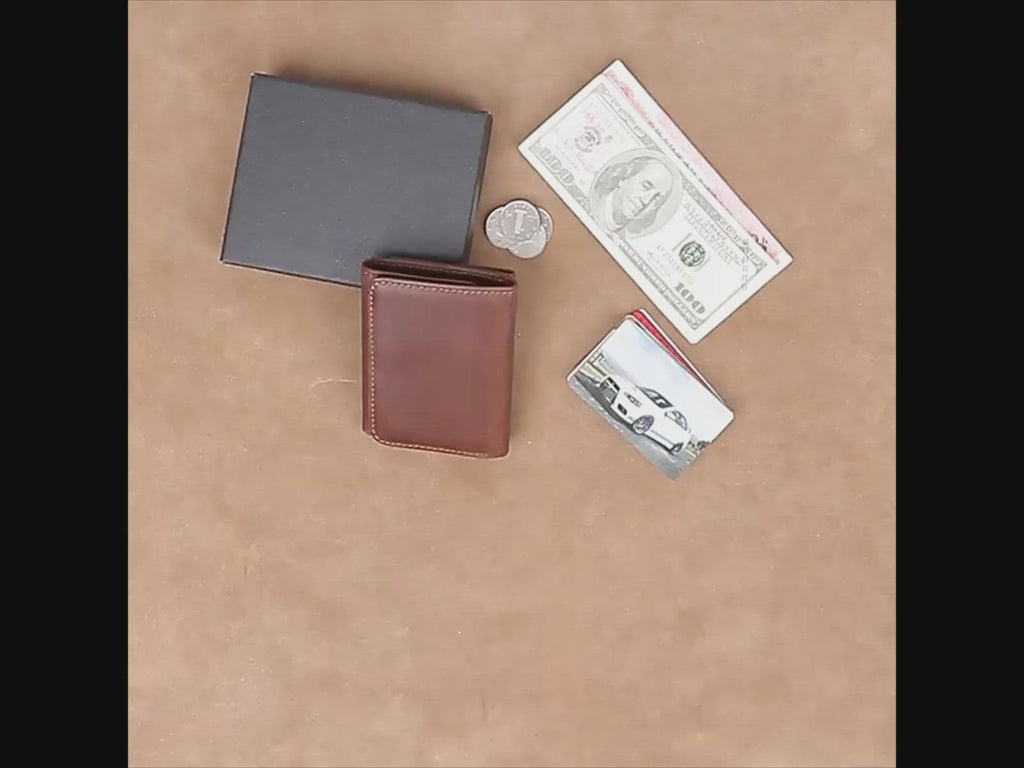 Genuine Leather RFID Wallet for Men