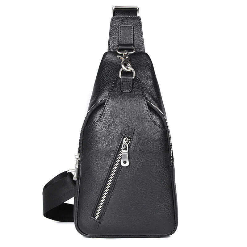 Leather Crossbody Chest Bag for Men | Sling Bag