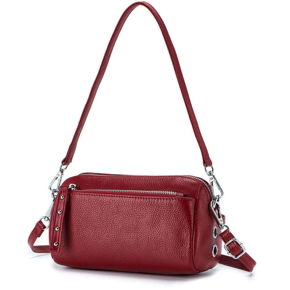 Leather Shoulder Crossbody Bag for Women NZ Two Straps
