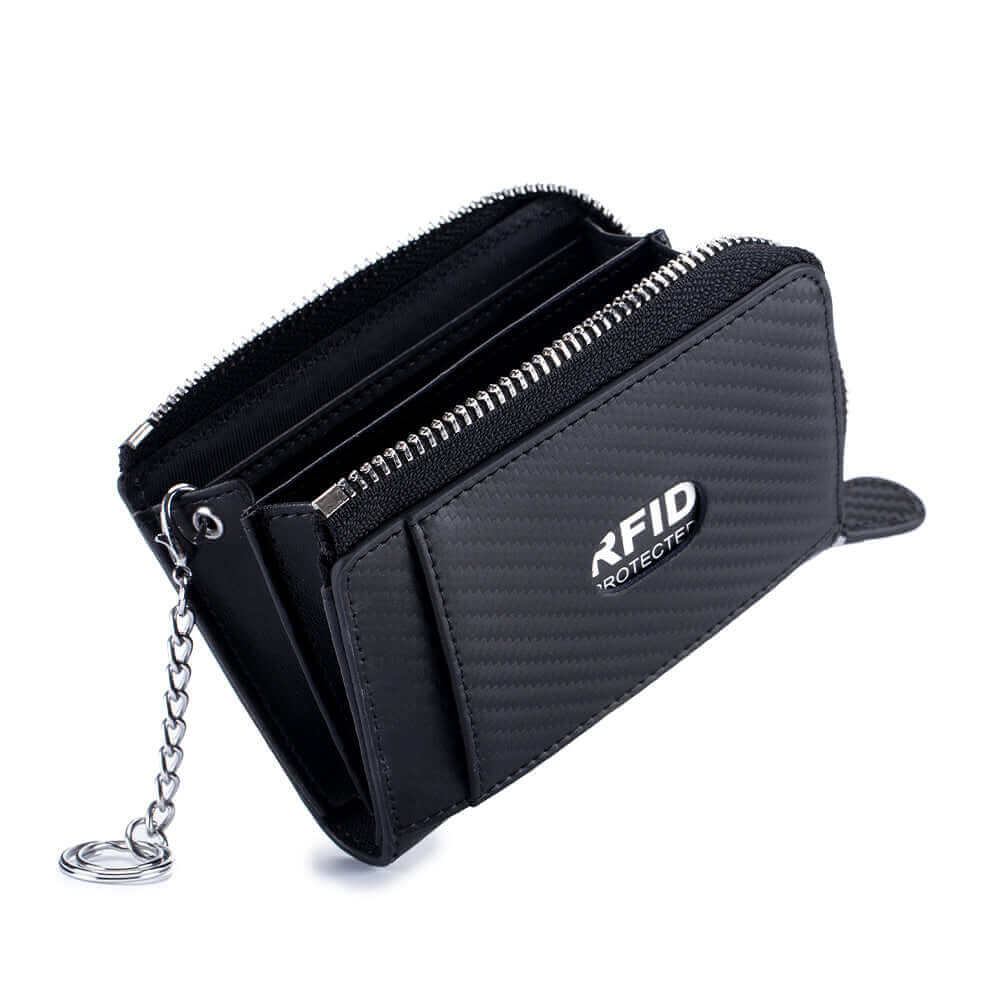 Mens Womens Leather RFID Credit Card Holder Coin Wallet NZ