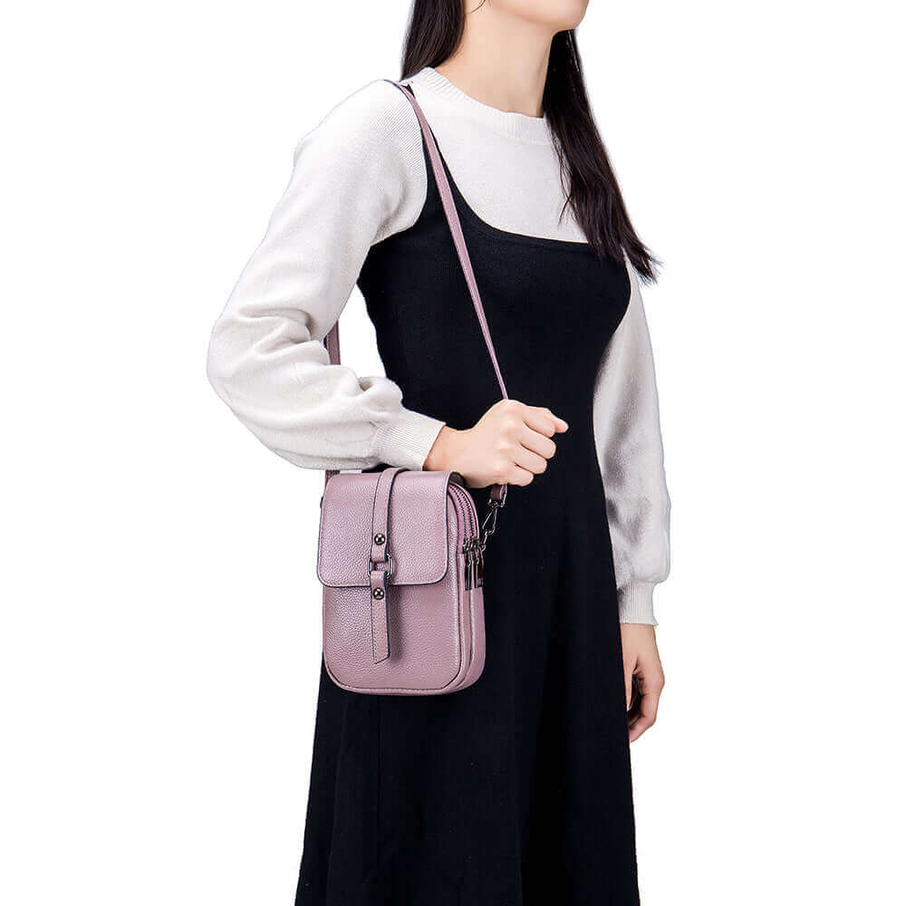 Women's Vintage Leather Shoulder Crossbody Bag