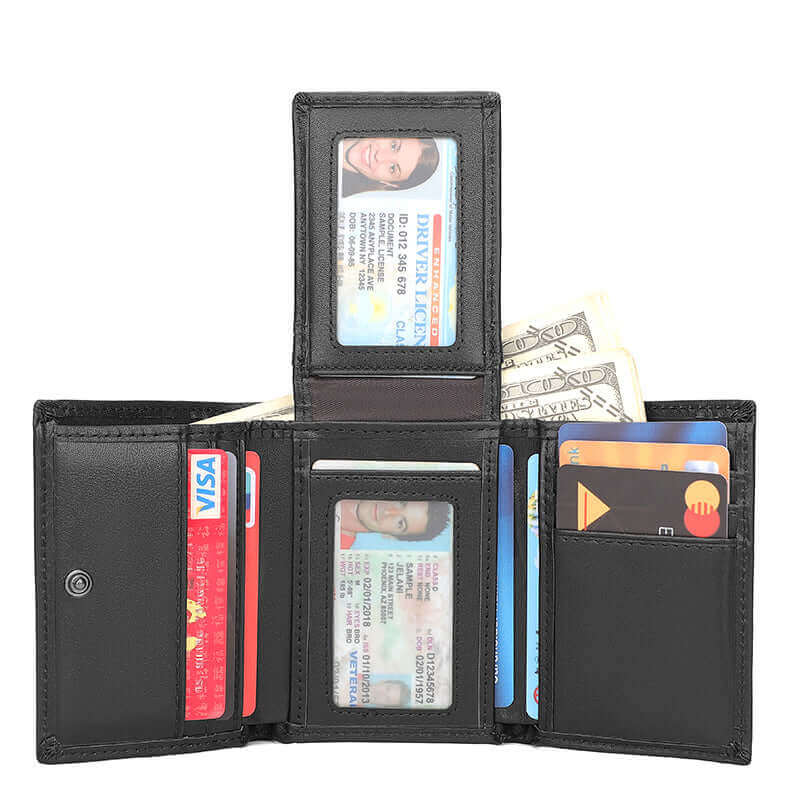 Mens Genuine Leather RFID Wallet NZ