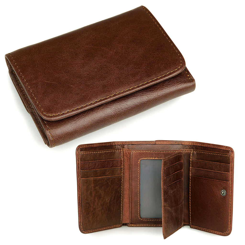 Genuine Leather RFID Wallet for Men
