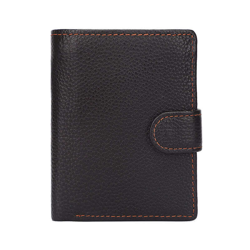 Vintage Men's Leather RFID Tri-fold Wallet