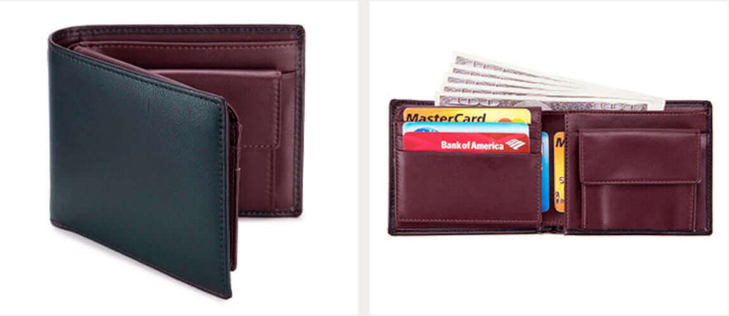 Leather RFID Wallet Men's