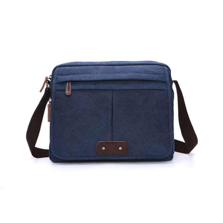 Canvas Messenger Bag | Fits 13.3 Inch Laptop