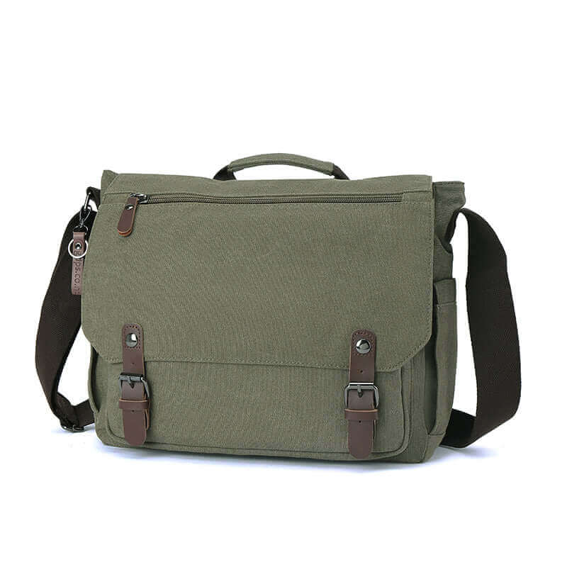 Versatile crossbody canvas bag suitable for daily commuting and travel