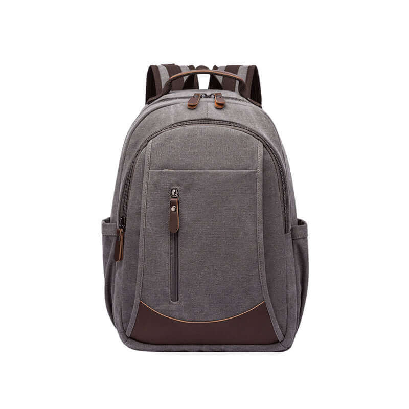 Casual canvas backpack ideal for work, school, and daily use.
