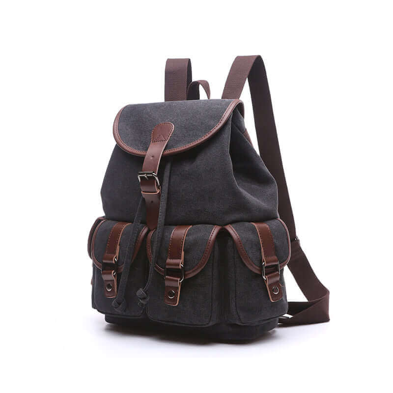 Fashion retro backpack for casual outings and everyday use.