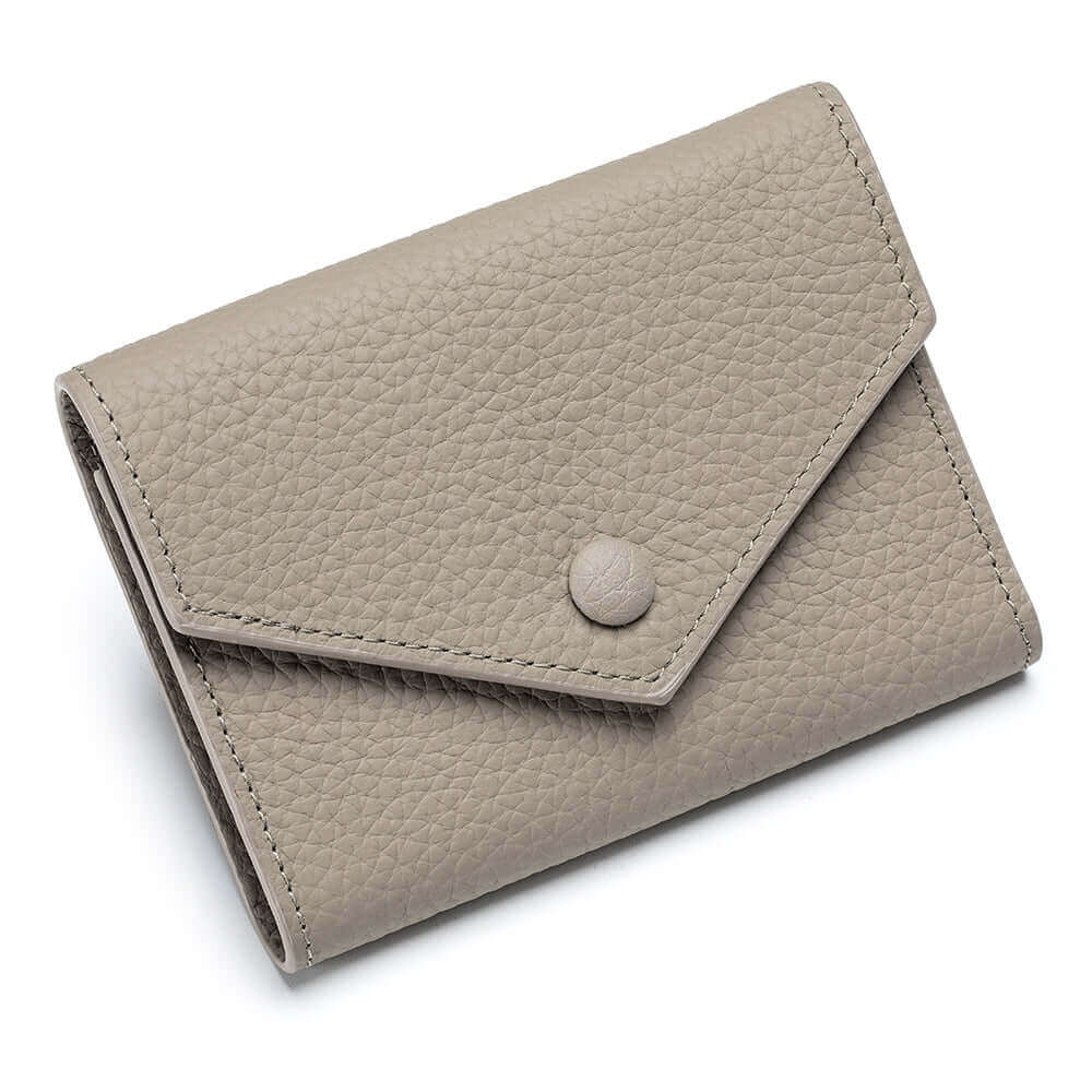 Chic Women's Leather Trifold Envelope Wallet