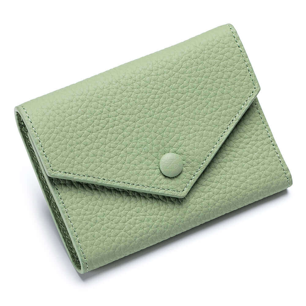 Chic Women's Leather Trifold Envelope Wallet