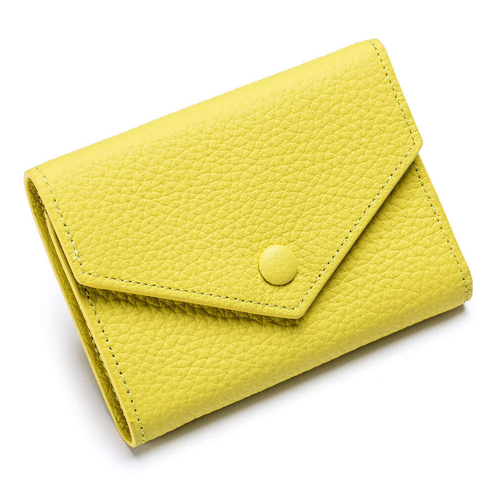 Chic Women's Leather Trifold Envelope Wallet