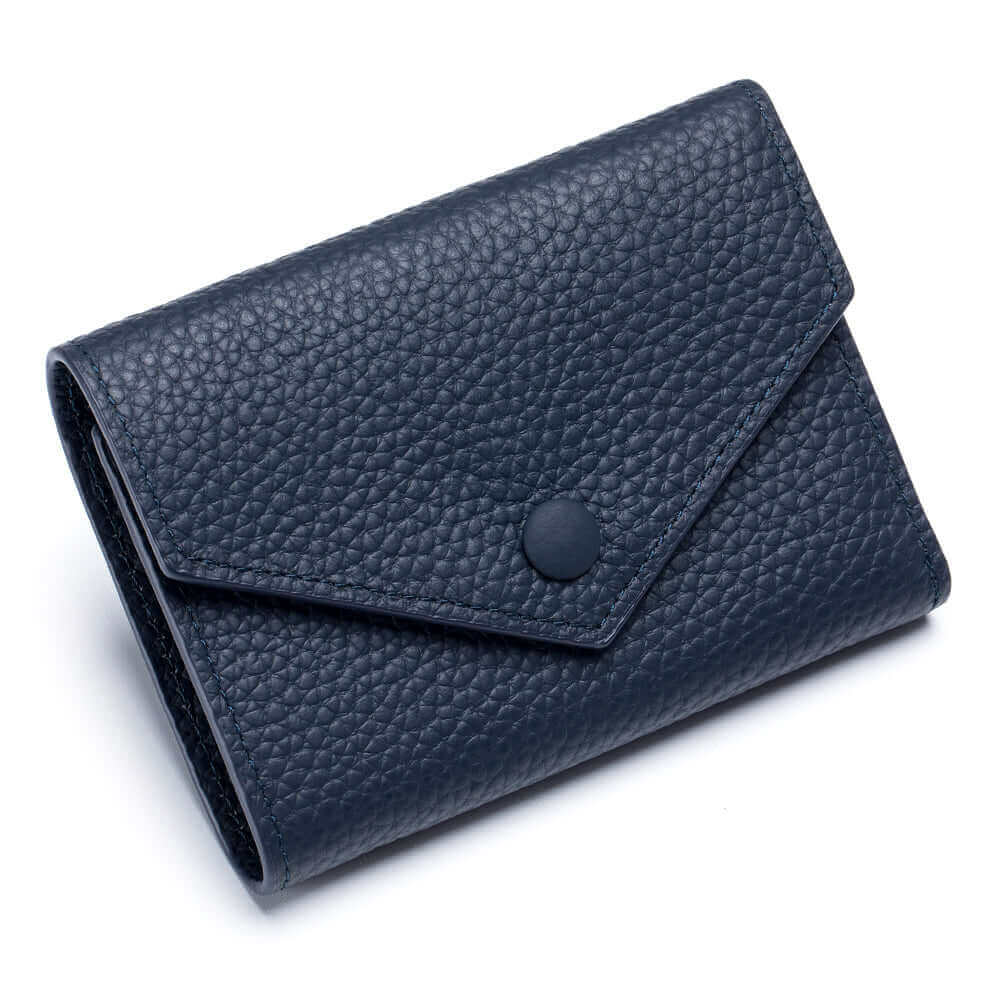 Chic Women's Leather Trifold Envelope Wallet