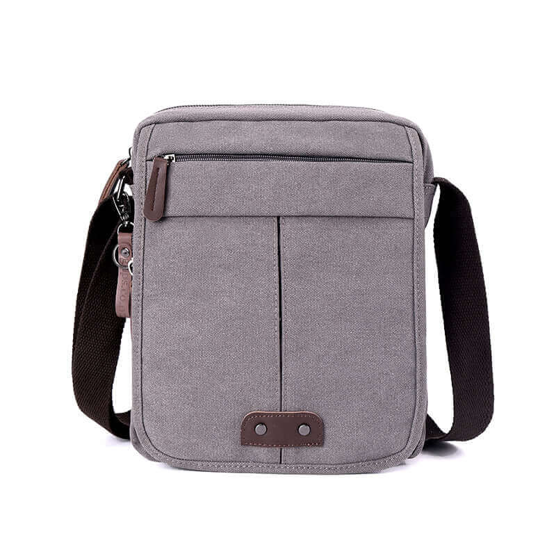 Durable canvas crossbody bag made from high-quality materials