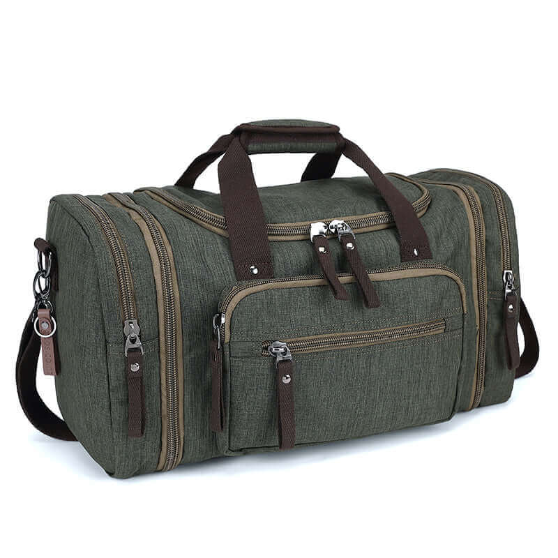 Spacious interior of the travel duffle bag suitable for men and women