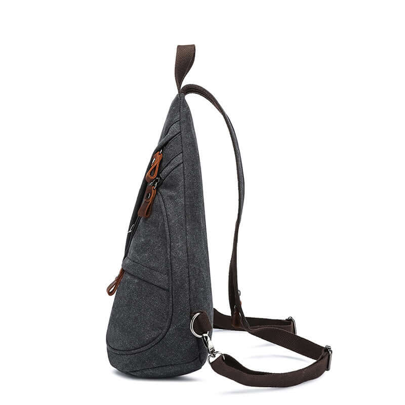 Adjustable strap and buckle feature of multifunctional sling bag