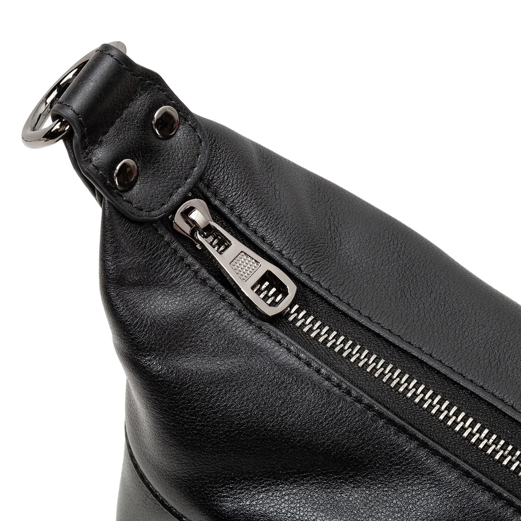 Close-up of high-quality genuine leather texture