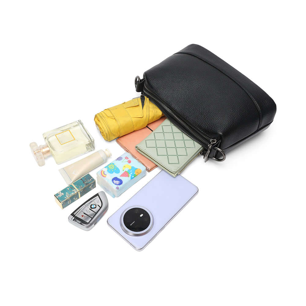 Interior filled with daily essentials.