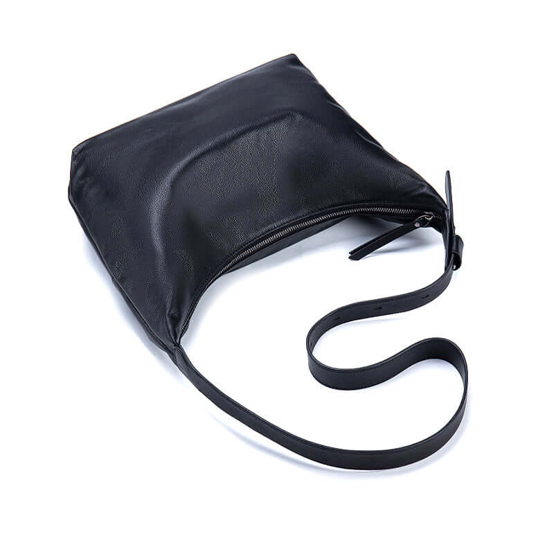 Women's soft leather crossbody bag.