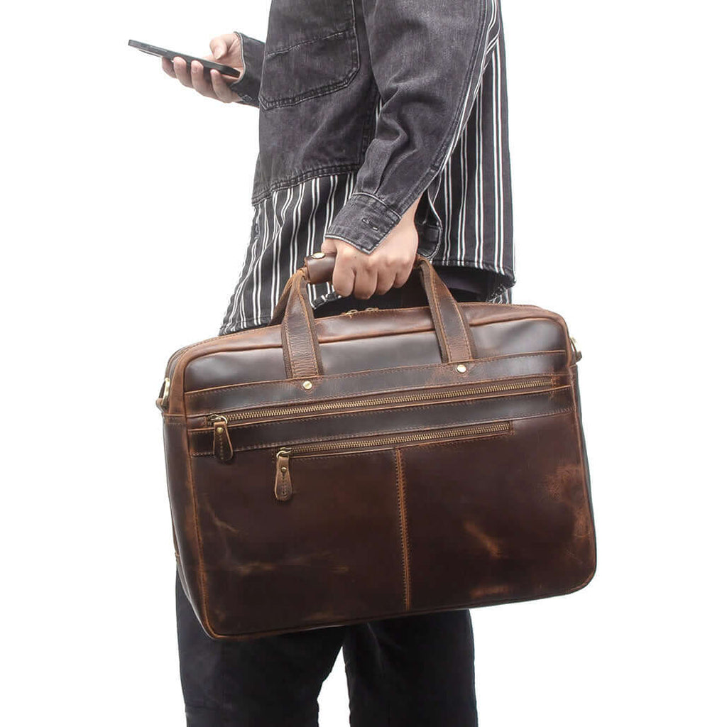Vintage business briefcase style