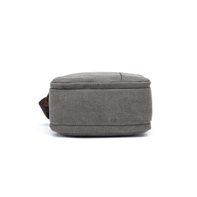 Grey bag angled view from bottom