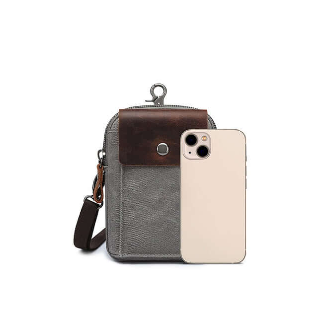 Canvas small crossbody bag perfect for travel and everyday use
