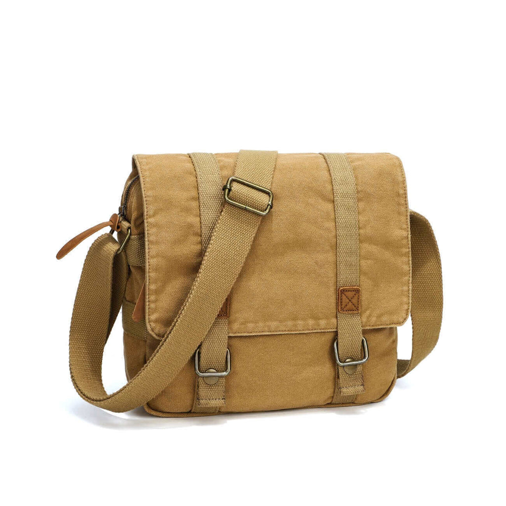 Stylish casual canvas messenger bag perfect for New Zealand adventures