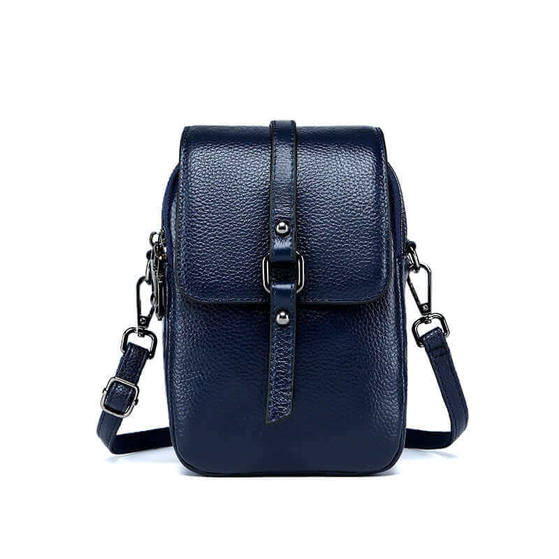 Classic leather crossbody bag in a sleek design.