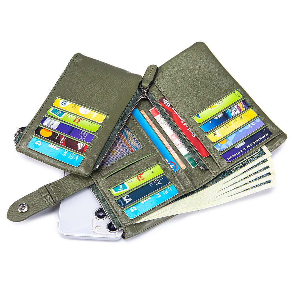Open wallet showing full storage layout
