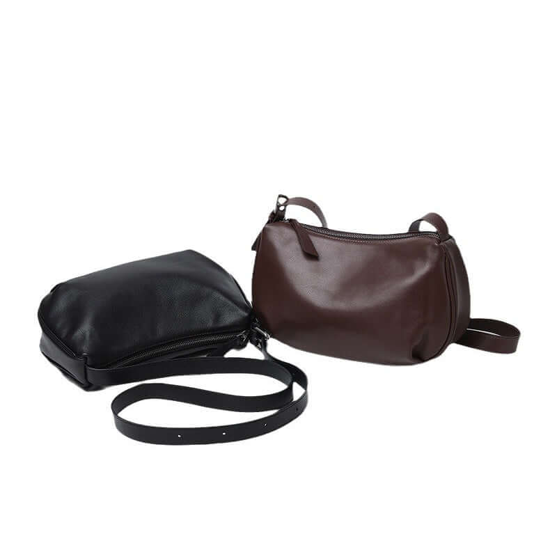 Leather bag styled for everyday outings.