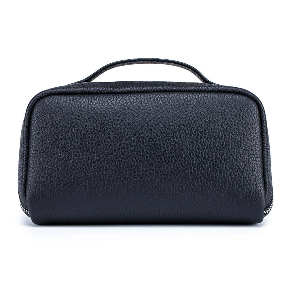 Leather wash bag perfect for travel essentials