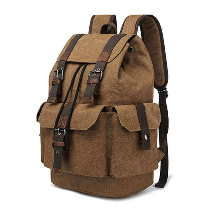 Men's canvas laptop backpack