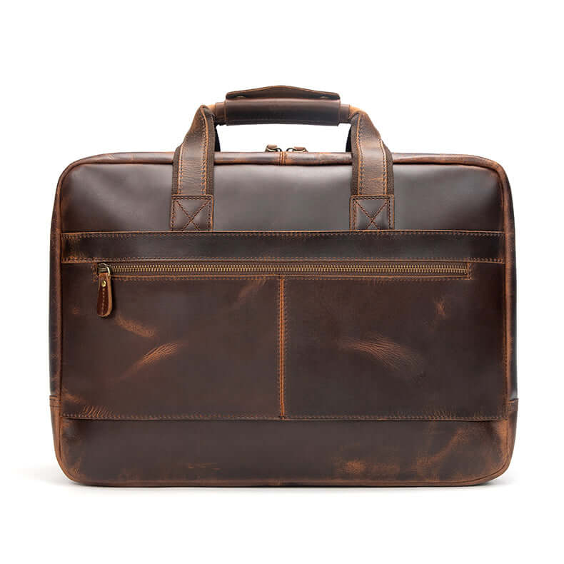 Back view with zipper pocket