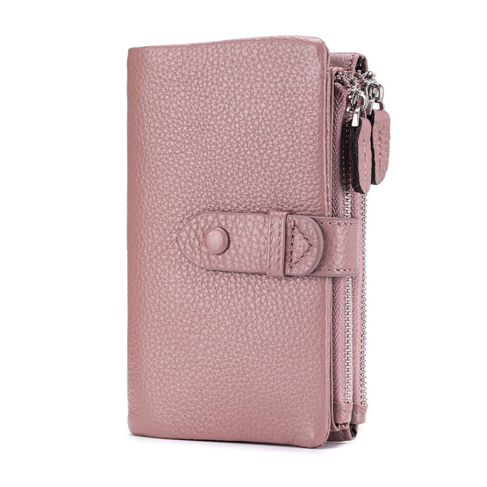 Soft fold flexibility of genuine leather