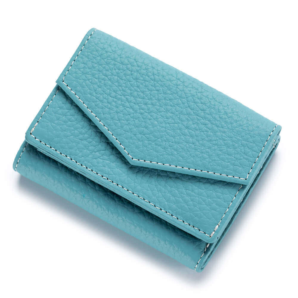 Premium leather wallet with compact and practical design