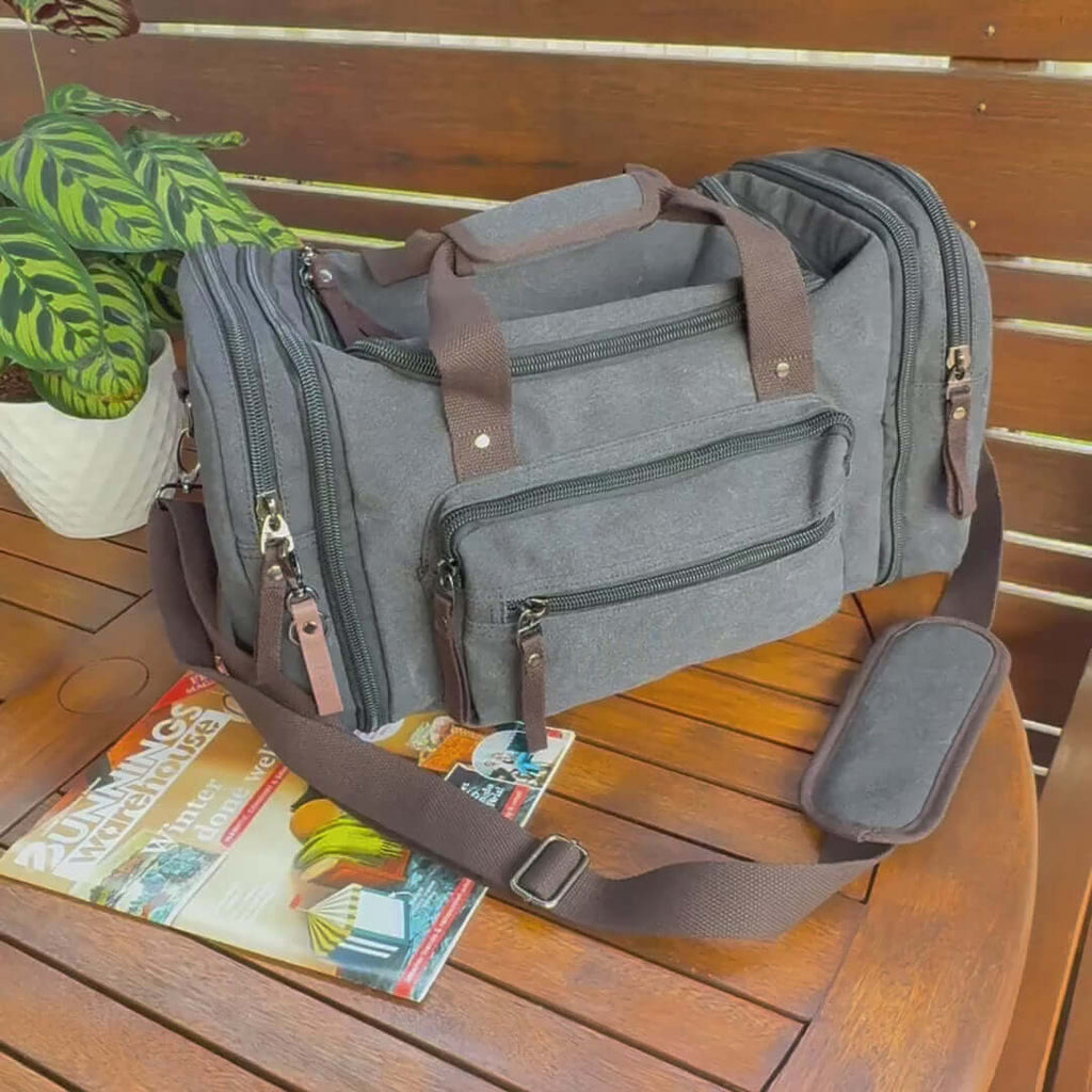 Canvas Travel Duffle Bag 43L