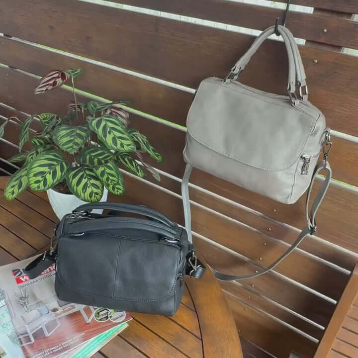 Leather Handbag – Crossbody & Shoulder Bag for Daily Use